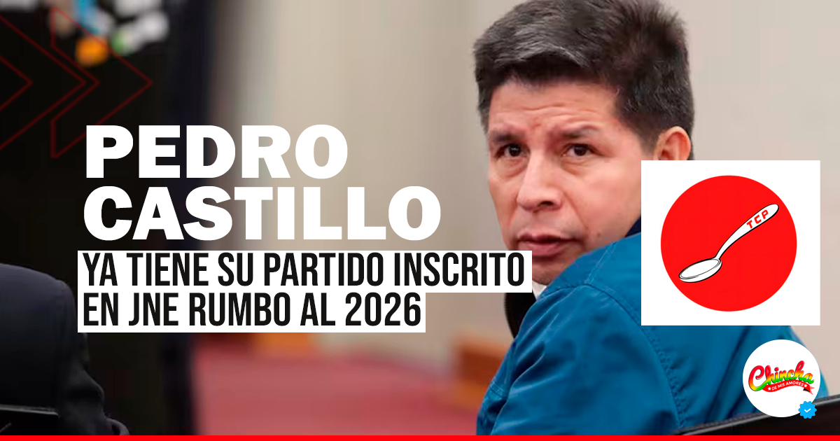 EX PRESIDENTE PEDRO CASTILLO YA CUENTA CON PARTIDO POLÍTICO INSCRITO 🇵🇪
