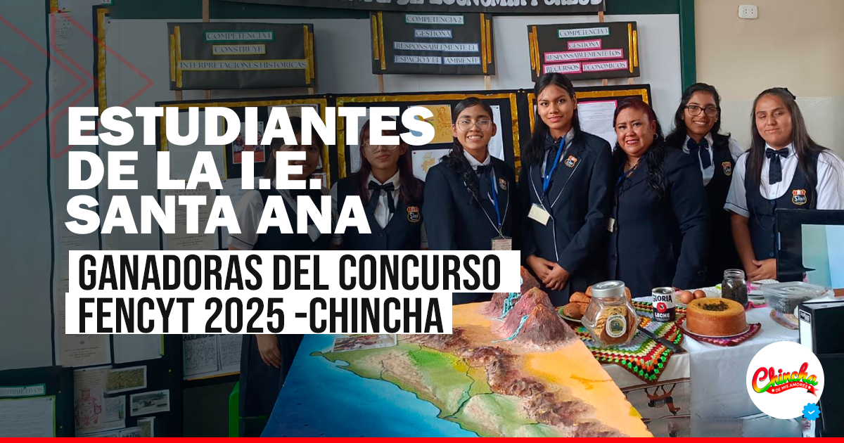 ESTUDIANTES DEL COLEGIO SANTA ANA DE CHINCHA SON CAMPEONAS EN CONCURSO DE INNOVACIÓN