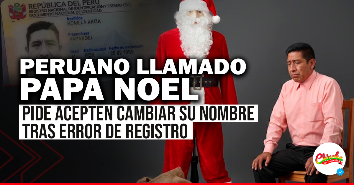 UN PERUANO LLAMADO “PAPANOEL”: LA HISTORIA DEL TAXISTA QUE BUSCA CAMBIAR SU NOMBRE TRAS AÑOS DE BURLAS Y SILENCIO