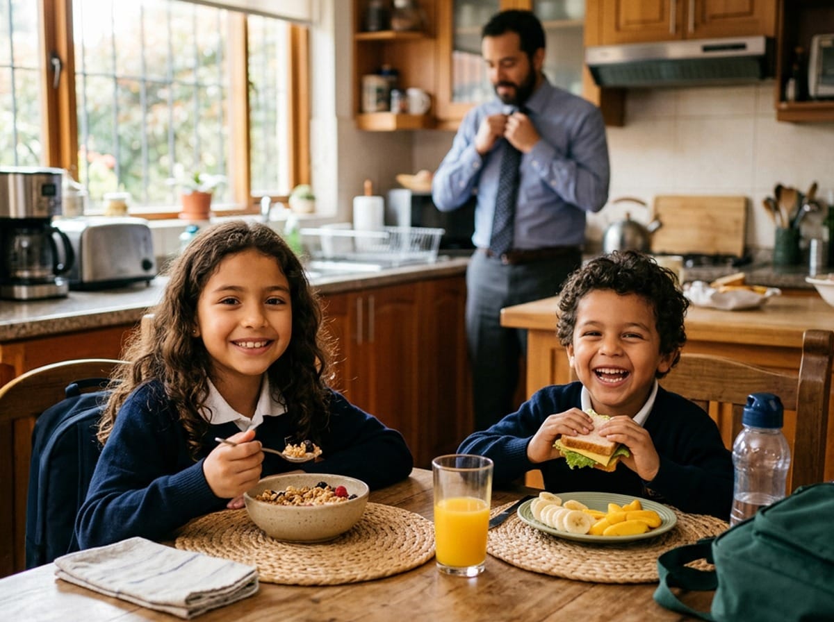 DESAYUNO ESCOLAR: LA IMPORTANCIA DE UNA CORRECTA ELECCIÓN DE ALIMENTOS EN CASA