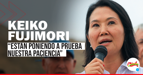 KEIKO FUJIMORI LANZA MENSAJE AL CONGRESO DESDE CHINCHA: “ESPERAMOS QUE ESTÉ A LA ALTURA DE LA PROBLEMÁTICA QUE ATRAVIESA NUESTRO PAÍS”