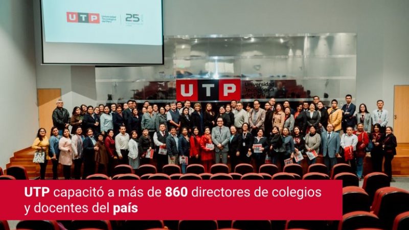 UTP CAPACITÓ A MÁS DE 860 DIRECTORES DE COLEGIOS Y DOCENTES DEL PAÍS